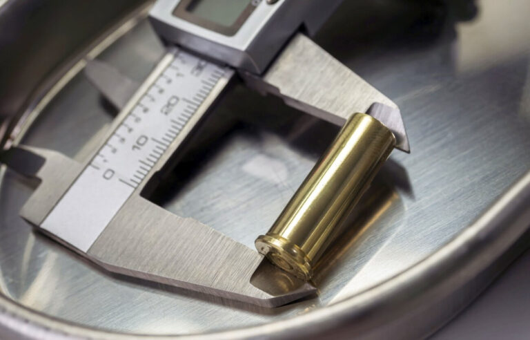 measures bullet caliber in ballistic lab conceptu 2023 11 27 04 55 07 utc